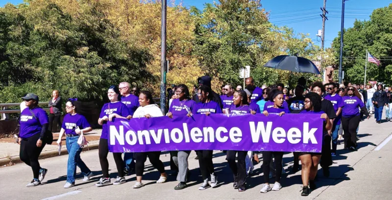 Nonviolence theme courses through Youngstown event